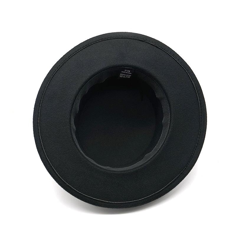 One Size Winter Autumn Cotton Women Men Fedoras Lady Retro Wide Brim  Hat Belt Fedora Hat Top Lightweight Caps Everyday Wear Hats Summer Sun Hat