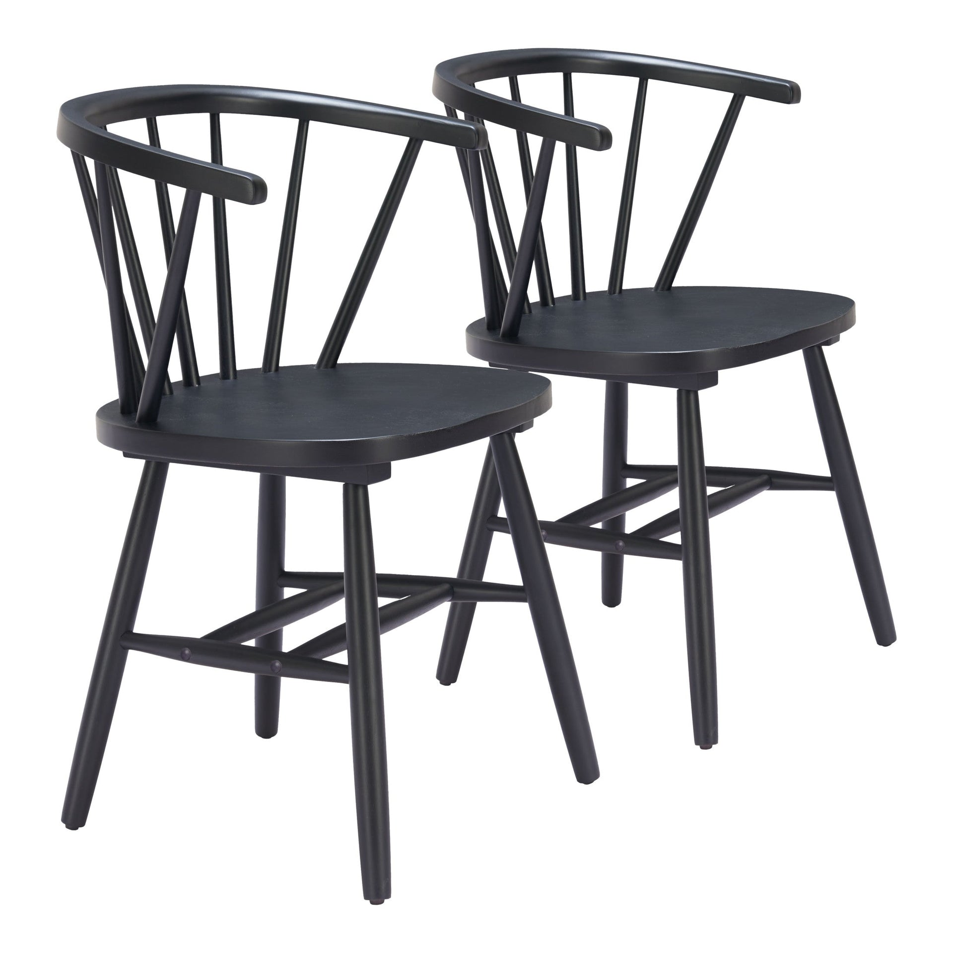 Stenger Dining Chair (Set of 2) Black