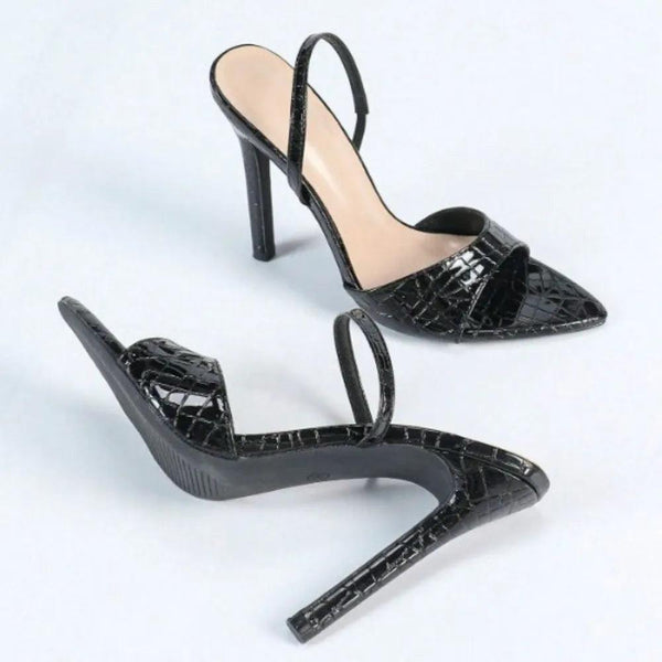 Open Toe Stiletto Sandals