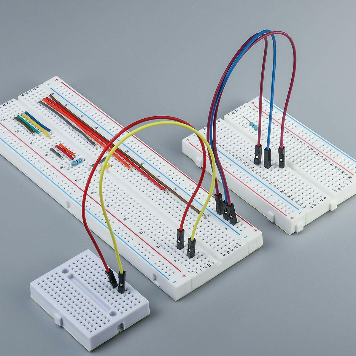 16 Pcs Breadboard, 400 Tie Point Solderless PCB, for Arduino