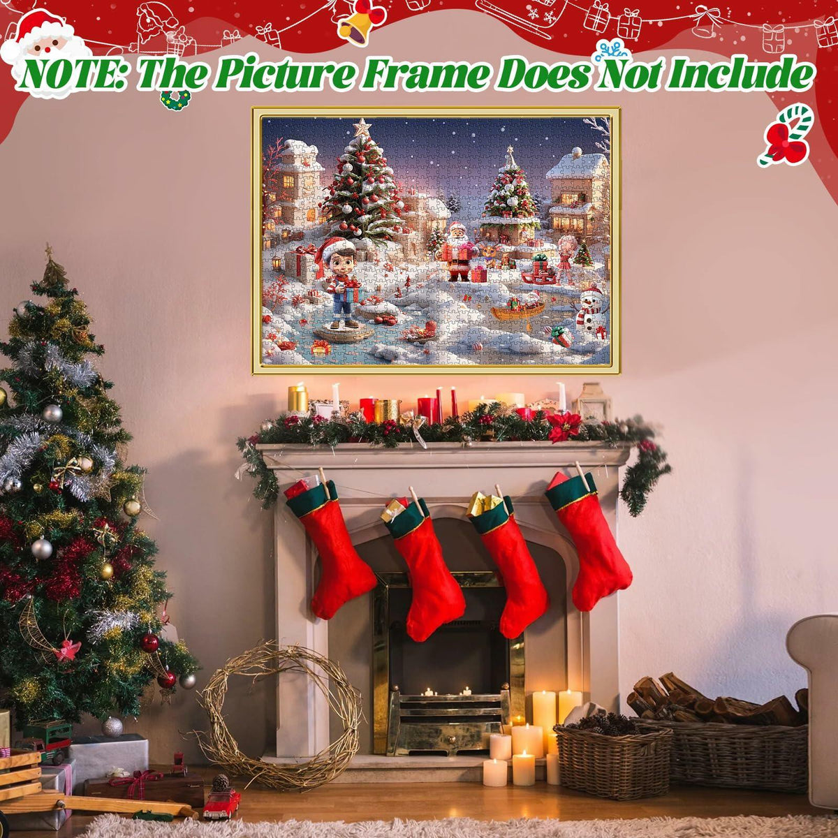 Puzzle Advent Calendar for Kids and Adults, 1008 Pieces 24 Days Countdown