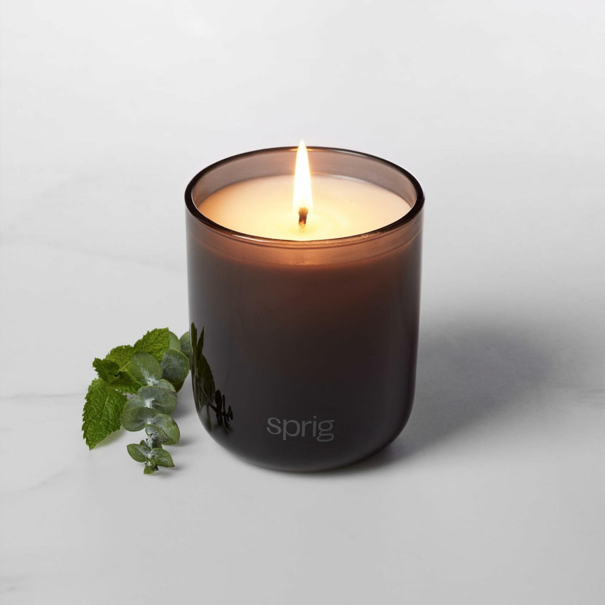 Sprig by Kohler Breathe Aromatherapy Candle with Eucalyptus and Mint -8 oz