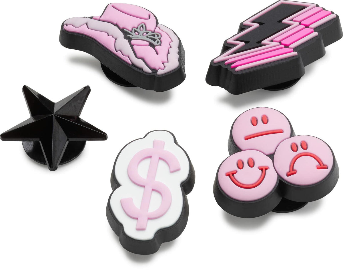 [Good] Crocs Jibbitz 5-Pack Trendy Shoe Charms Spacey Girl One Size