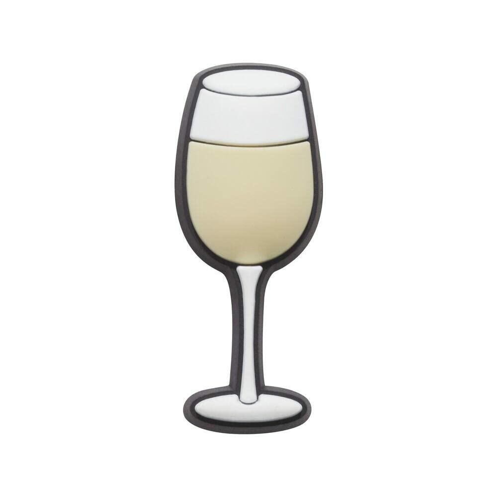 Crocs Jibbitz Drink Shoe Charms White Wine Glass Unisex Adult