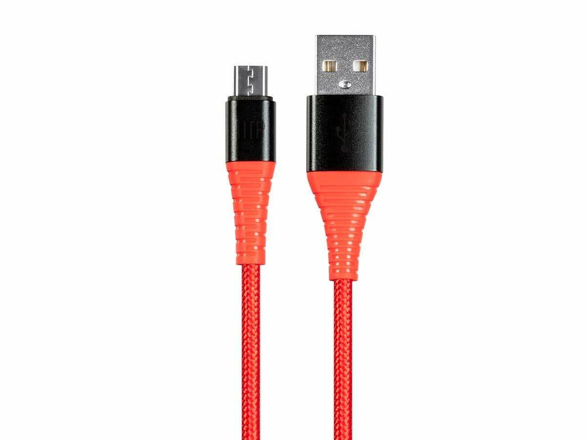 Monoprice USB 2.0 Micro Type-B to Type-A Charge & Sync Cable 3ft Nylon-Braid