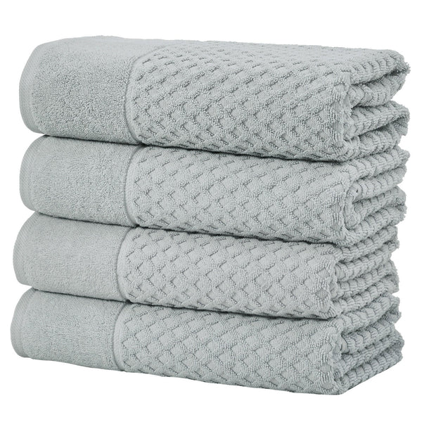 Cotton Diamond Waffle Weave Bath Towel Set - Grayson Collection