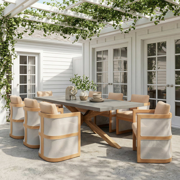 Suan Rectangular Dining Table Gray