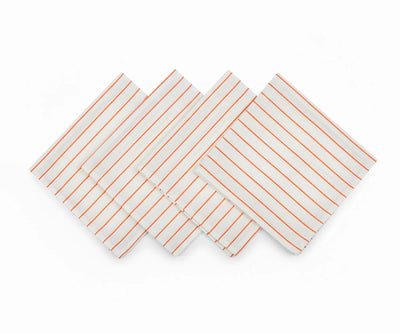 Orange Striped Napkins