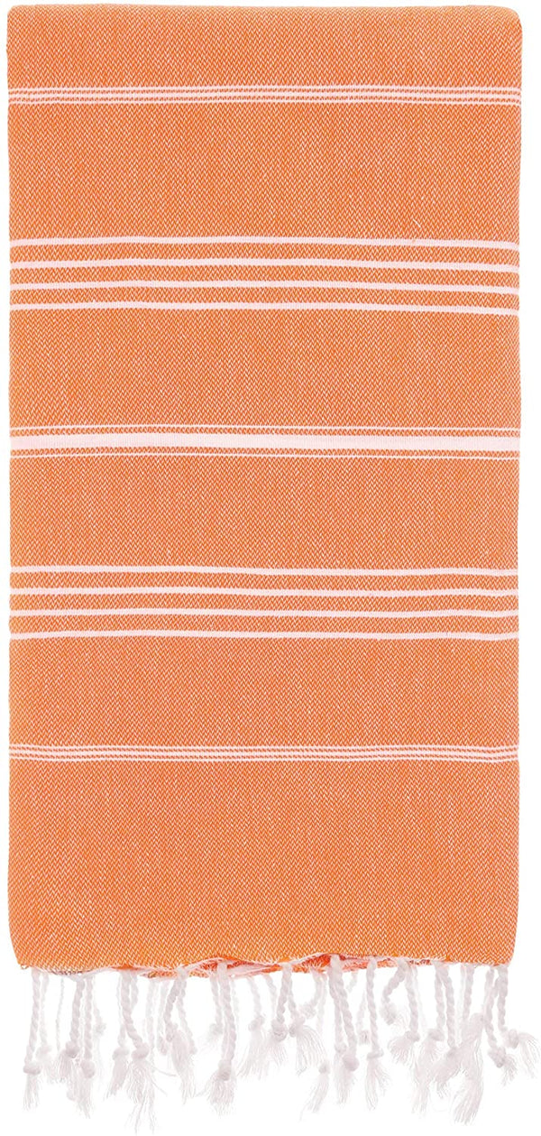 Monaco Turkish Cotton Hand Towel – Lightweight Quick Dry Bathroom, Kitchen & Travel Towel, Luxury Organic Turkish Towel