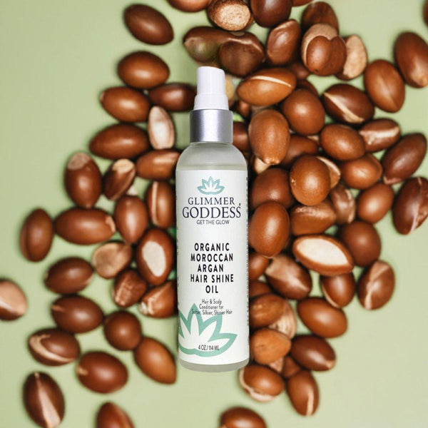 Organic Moroccan Argan Oil Hair Shine Spray