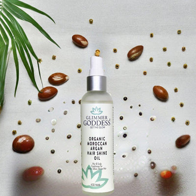 Organic Moroccan Argan Oil Hair Shine Spray