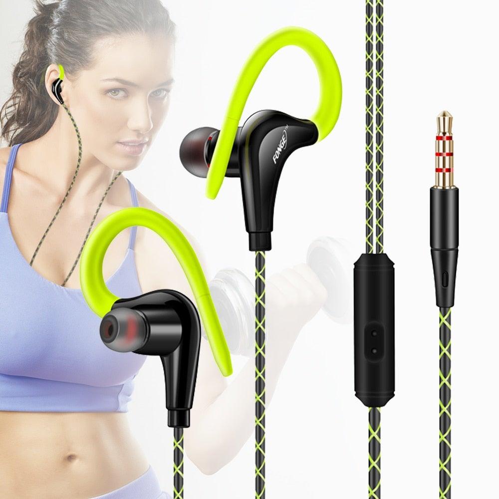 Original Sports Earphone Bluetooth Earphones with Charging case for Sport, Running, Workout Super Bass Headphones Sweatproof Running Headset With Mic Ear Hook