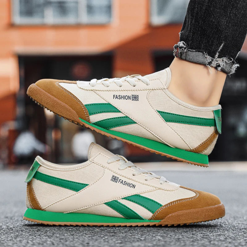 Original Yellow Canvas Shoes For Men Trend ow-cut Breathable Casual Running Sneakers Man Fashion Lightweight Men's Sports Shoes