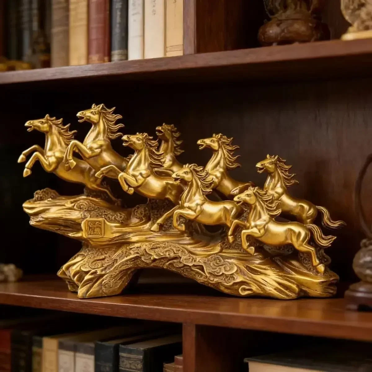 Ornament - Lucky Horse Ceramic 8 Inch