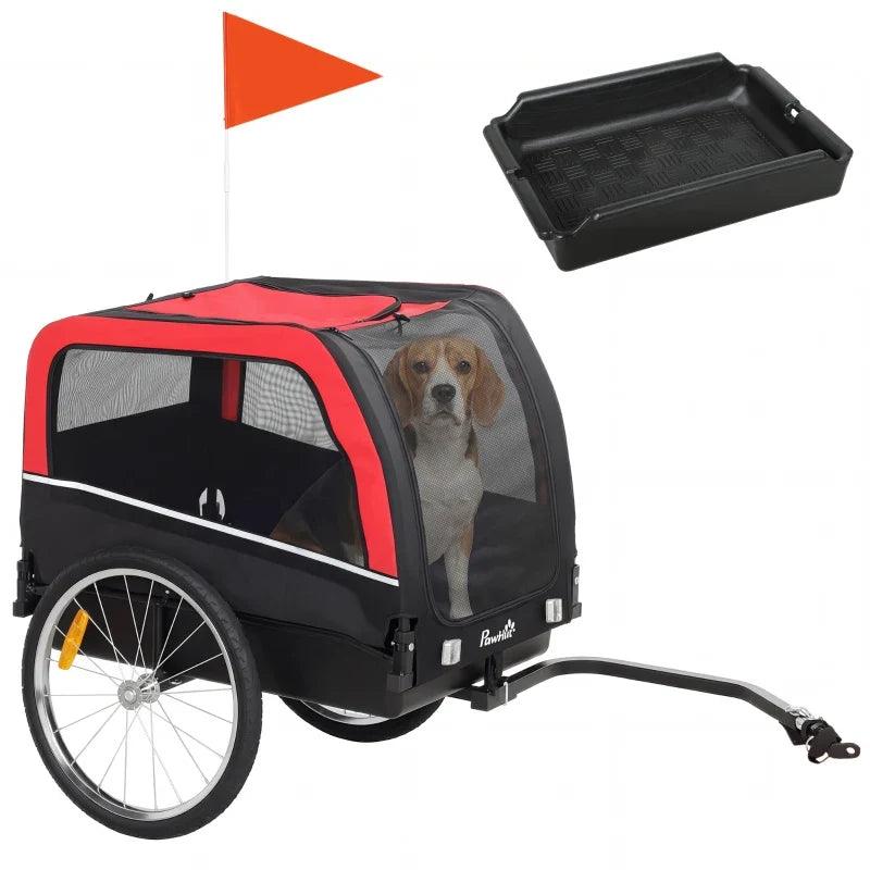 Dog Bike Trailer, Pet Cart Bicycle Carrier with 20