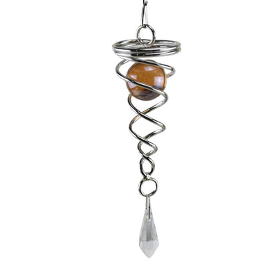 Outdoor Garden Craft Wind Chimes Yinyang With Crystal Ball Pendant Car Tai  Metal Indoor Home Decor Hanging Spinner Spiral Outdoor Gift For mom For Grandma  Decorations Christmas Decor