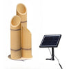 Outdoor Lamp for House - Solar Powered Bamboo Light
