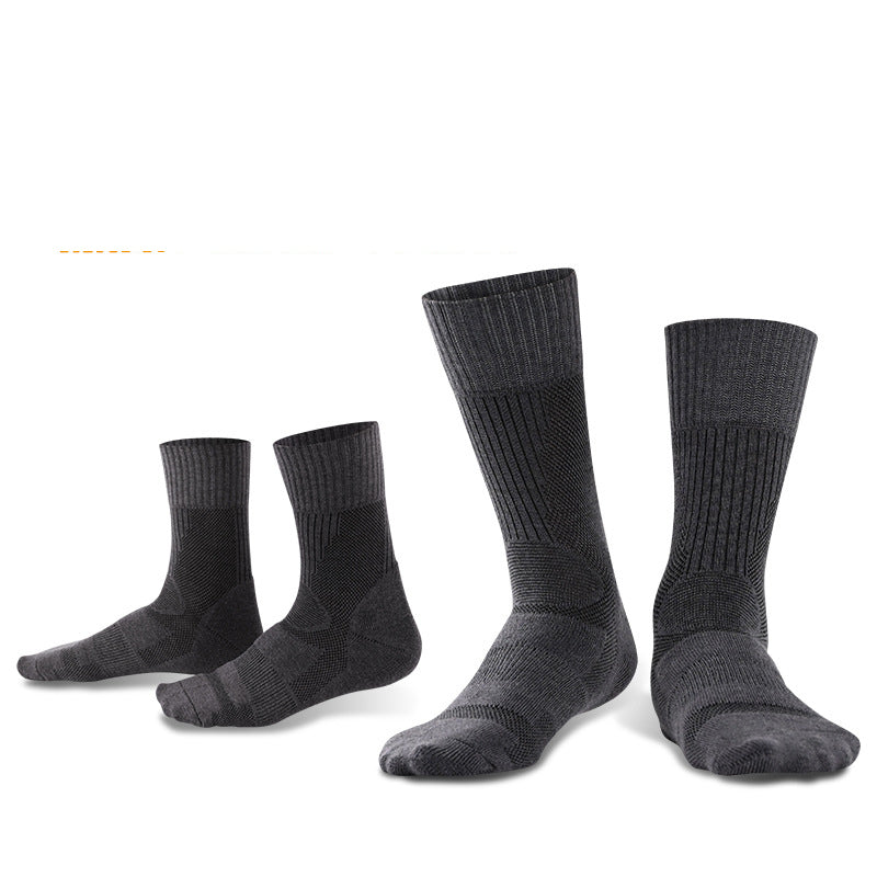 Outdoor Merino wool socks looped breathable midsole hiking socks sports socks