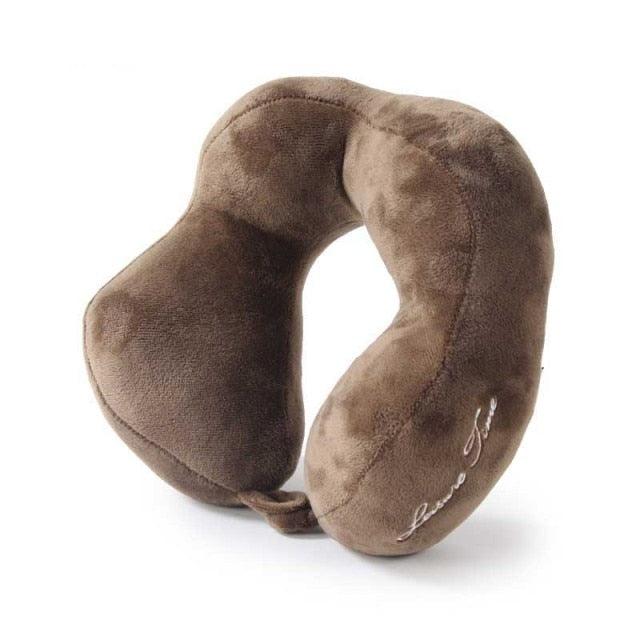 Outdoor Neck Support Pillow Headrest Travel Folding Slow Rebound Journey Trip Cushion Memory Foam Travel Pillow Neck Pillow, Ideal for Airplane Travel Comfortable Lightweight Improved Support Design Machine Washable Cover Must Have Travel Accessories