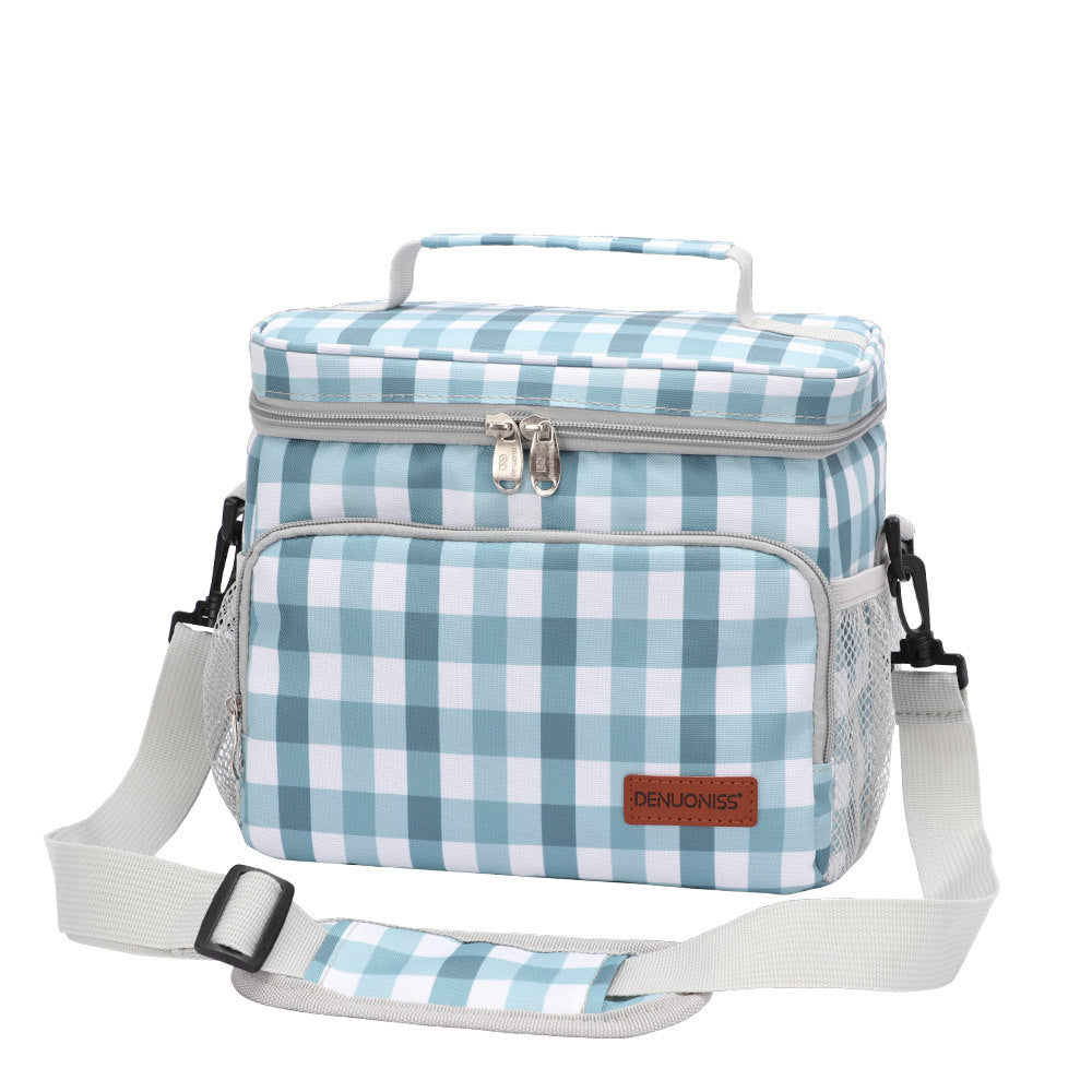 Outdoor new large capacity portable insulated lunch box bag portable office worker lunch bag