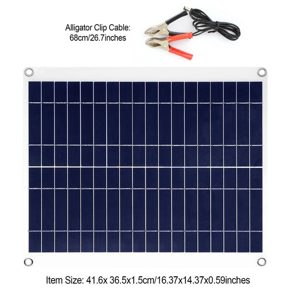 Outdoor Solar Panel 12V 25W Car Battery Charger
