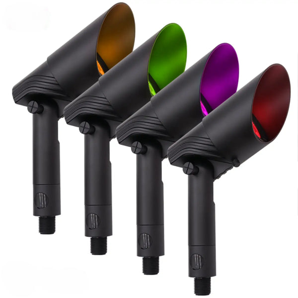 Outdoor Spotlight for House - RGB CCT Tunable Bluetooth Smart Landscape Light
