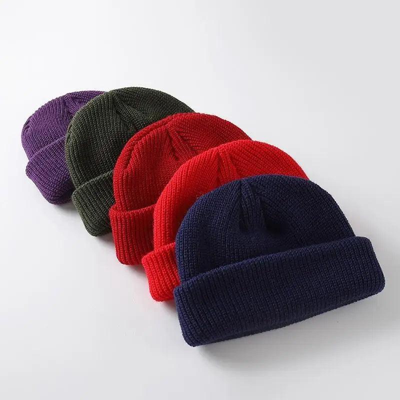 Outdoor Warm One Size Comfortable Short Style Cap Unisex Autumn Cap For Men And Women Soft Beanies