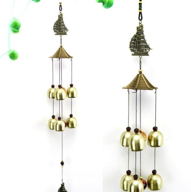 Outdoor Wind Chimes Yard Antique Superb Garden Copper Bells Wind-chimes Wall Hanging Decorations Best Metal Musical Wind Chime Home Decoration Amazing Addition To  Patio Porch Garden Backyard