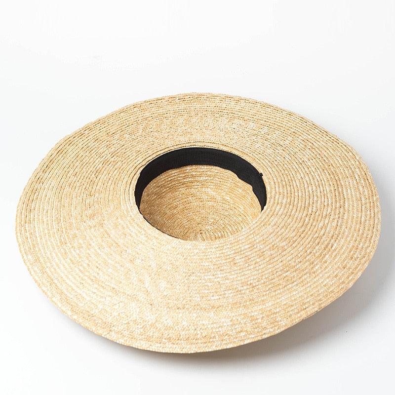 Oversized Big Modern Straw Hats For Women Summer Large Brim Sun Hat Luxury Beach Hat UV Protection Comfortable Hat For Party Summer Accessories
