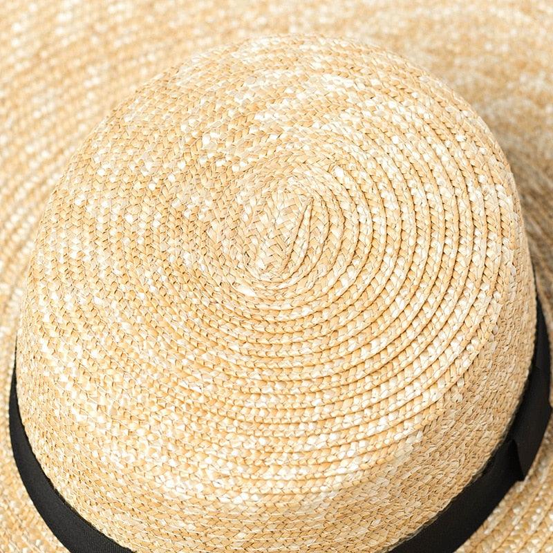 Oversized Big Modern Straw Hats For Women Summer Large Brim Sun Hat Luxury Beach Hat UV Protection Comfortable Hat For Party Summer Accessories
