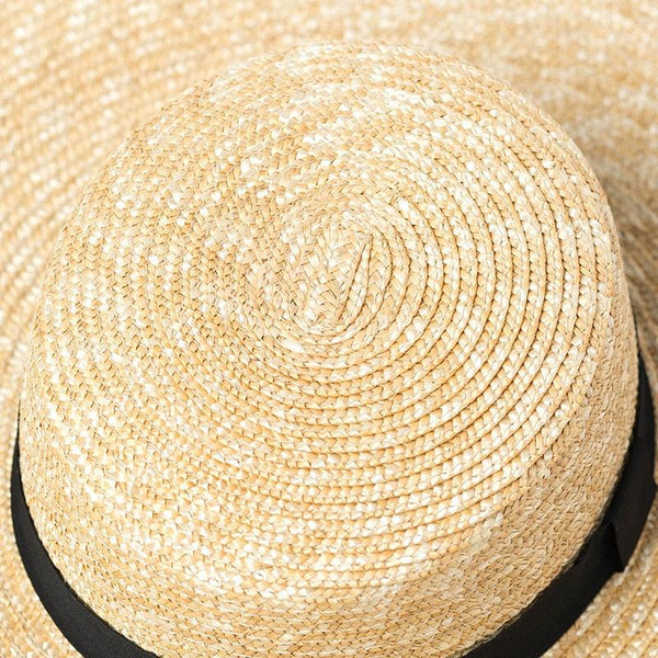 Oversized Big Modern Straw Hats For Women Summer Large Brim Sun Hat Luxury Beach Hat UV Protection Comfortable Hat For Party Summer Accessories
