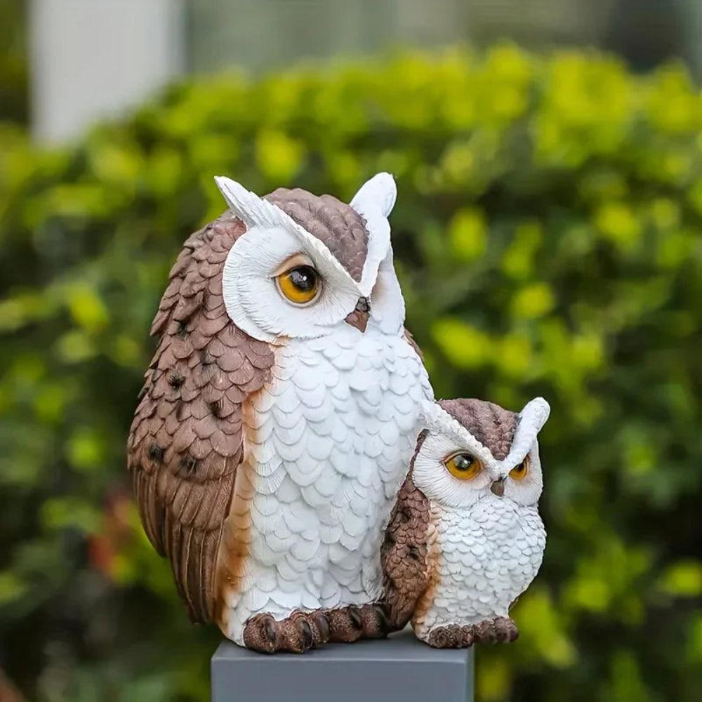 Owl Garden Statues Realistic for Yard
