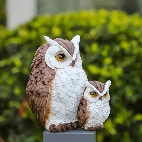 Owl Garden Statues Realistic for Yard