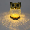 Owl Shaped Outdoor Solar LED Light - Waterproof Garden Lamp