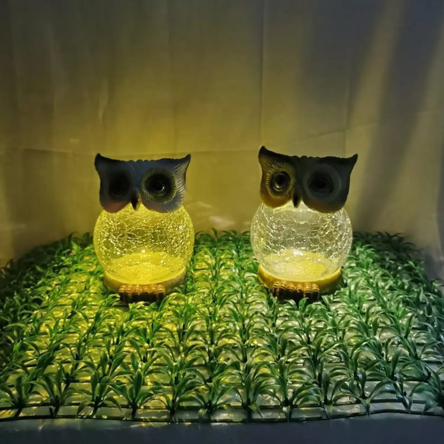 Owl Shaped Outdoor Solar LED Light - Waterproof Garden Lamp