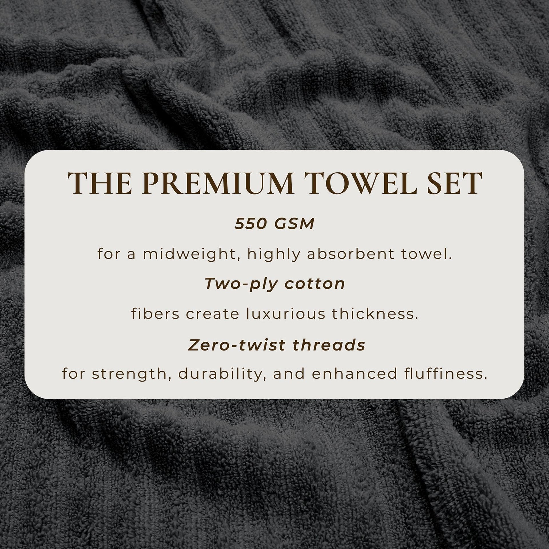 Luxury Cotton Towels - Karina Collection