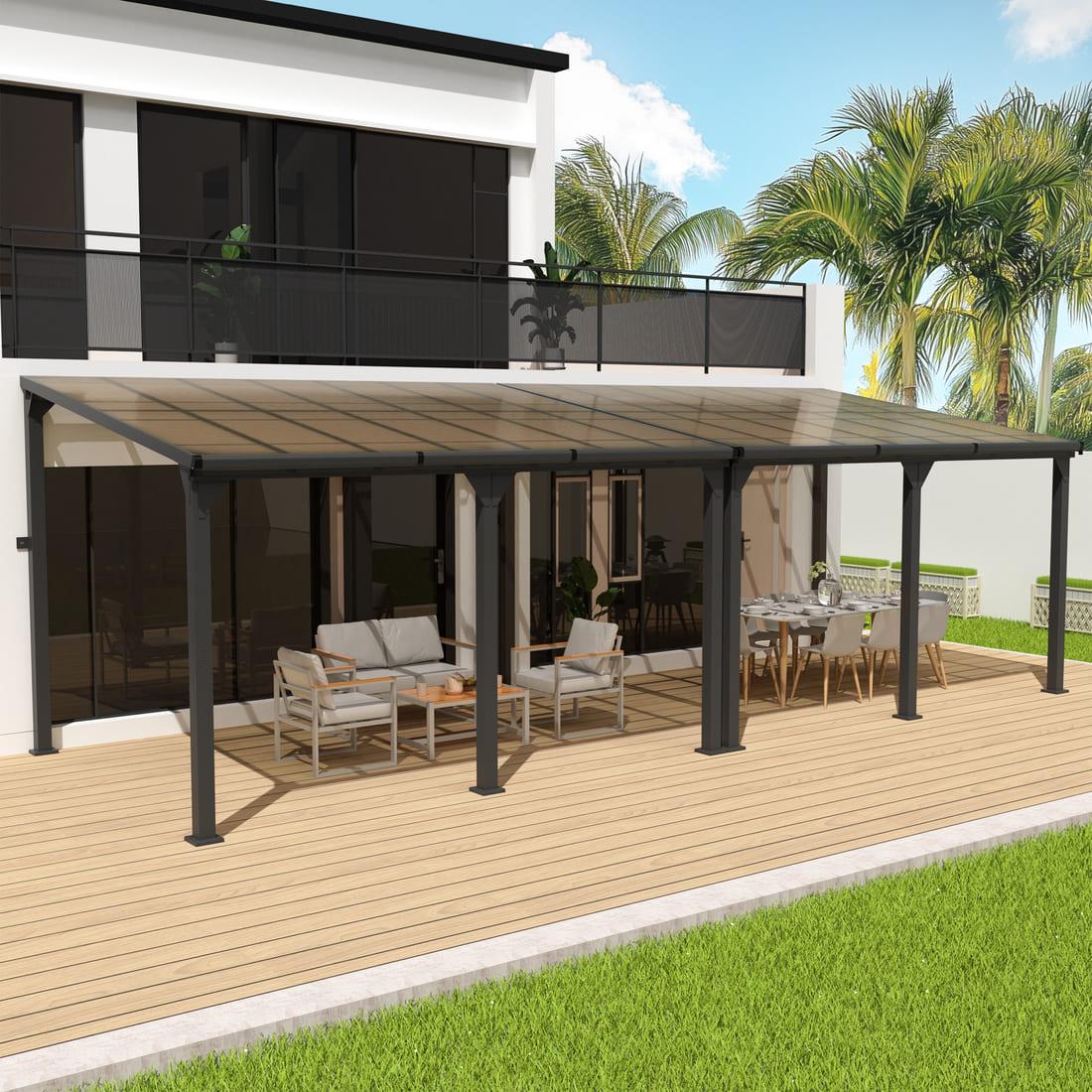 Aera Hardtop Lean to Gazebo