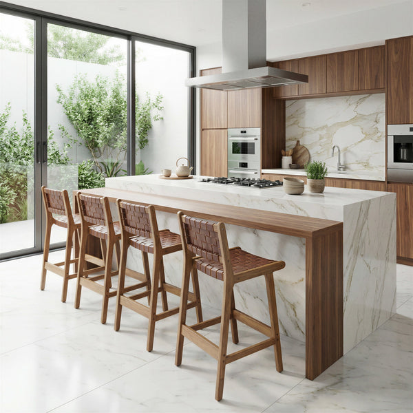 Feder Counter Stool (Set of 2) Brown