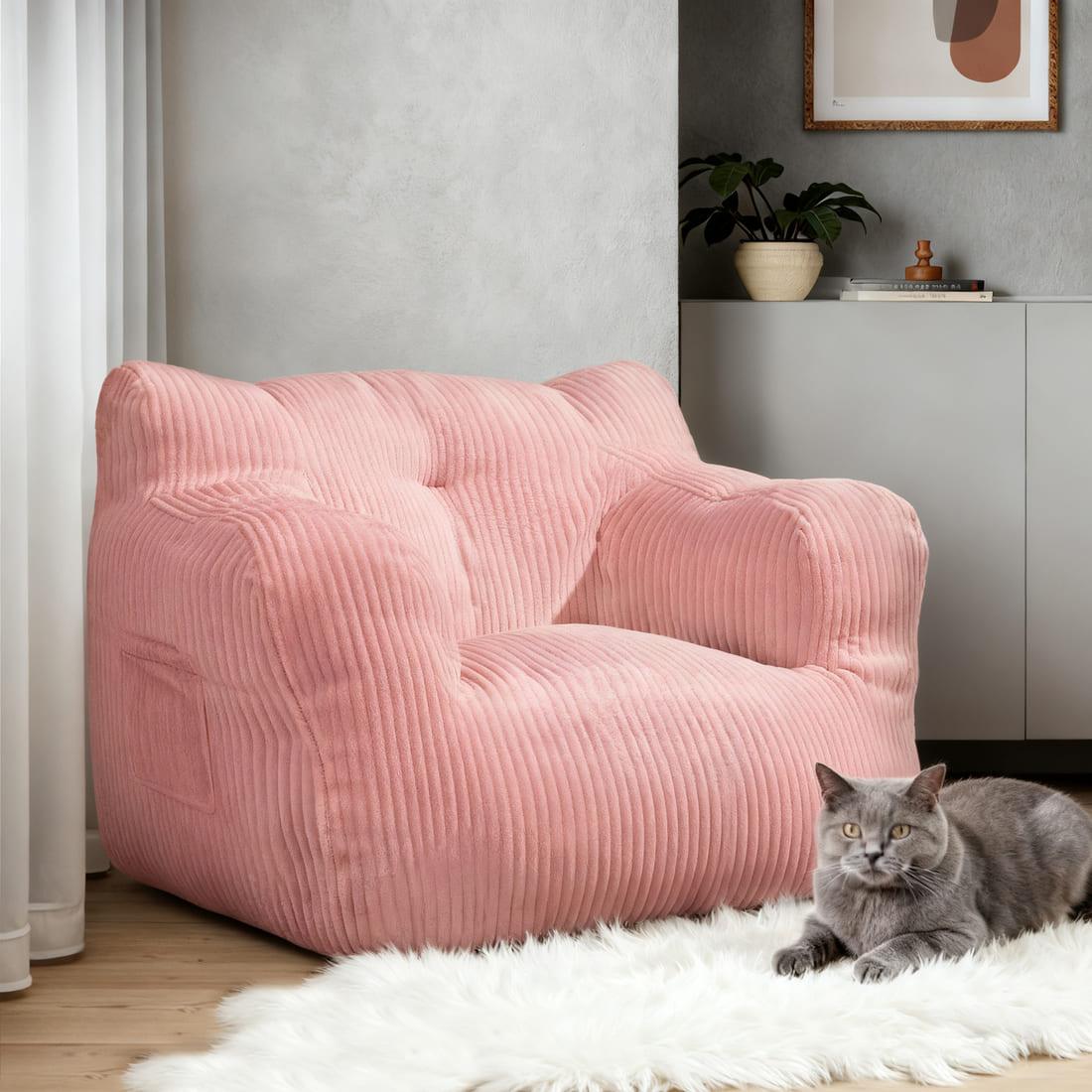 Pamapic Teens Bean Bag Chairs for Kids Gaming Playroom, Dorm & Reading Room