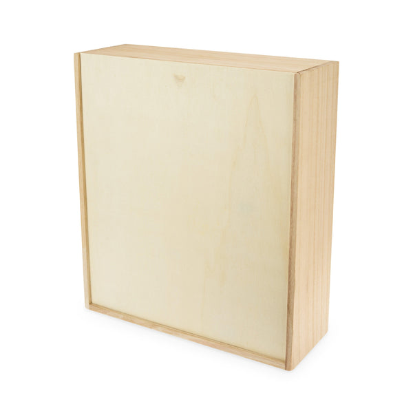 3-Bottle Wood Wine Box