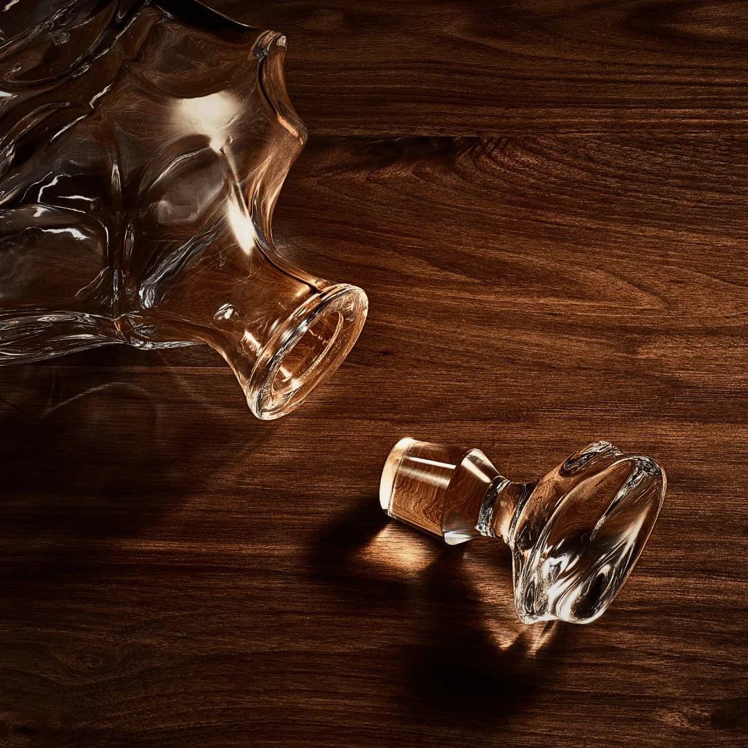 Storm Japanese Crystal Whisky Decanter TsukiGlass