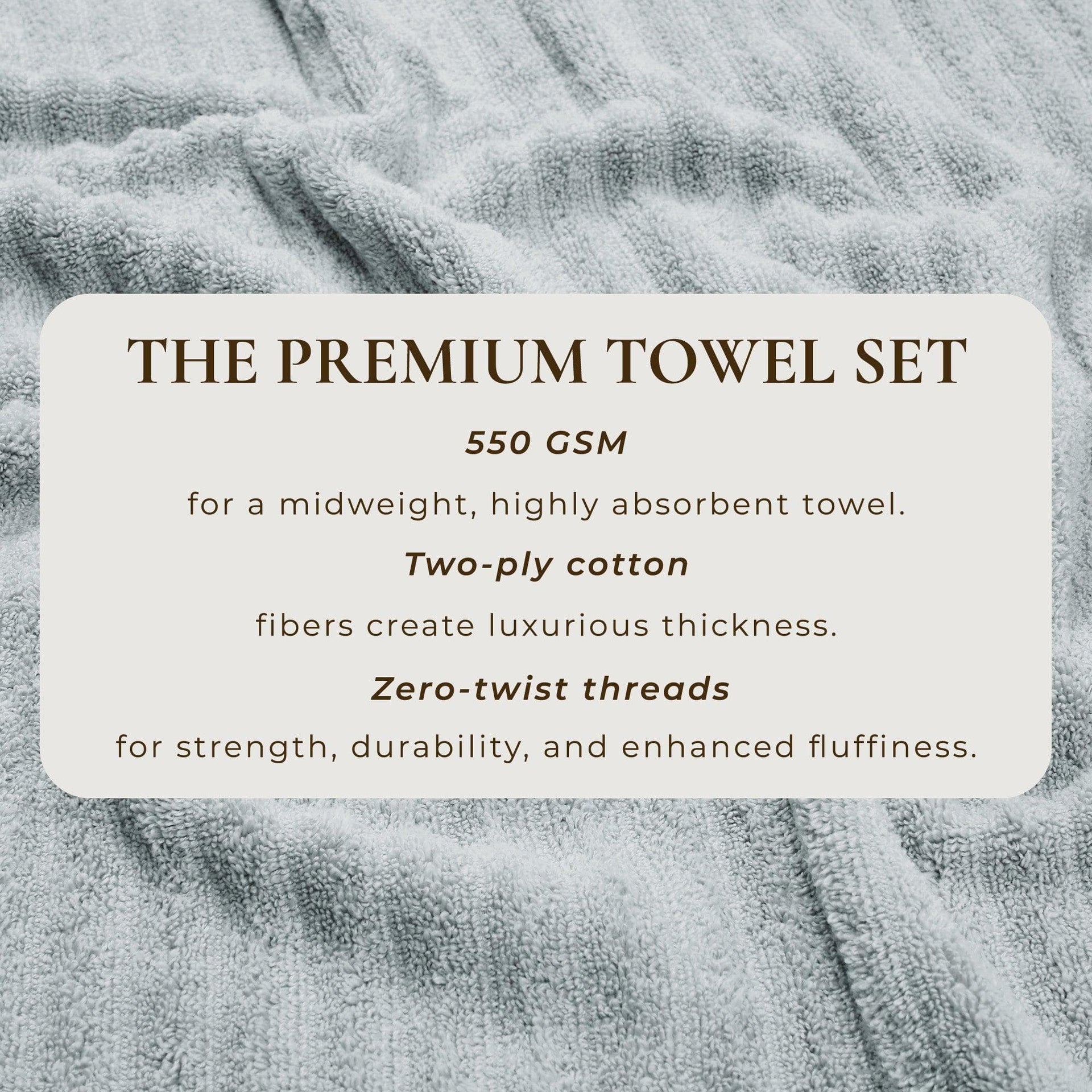 Luxury Cotton Towels - Karina Collection