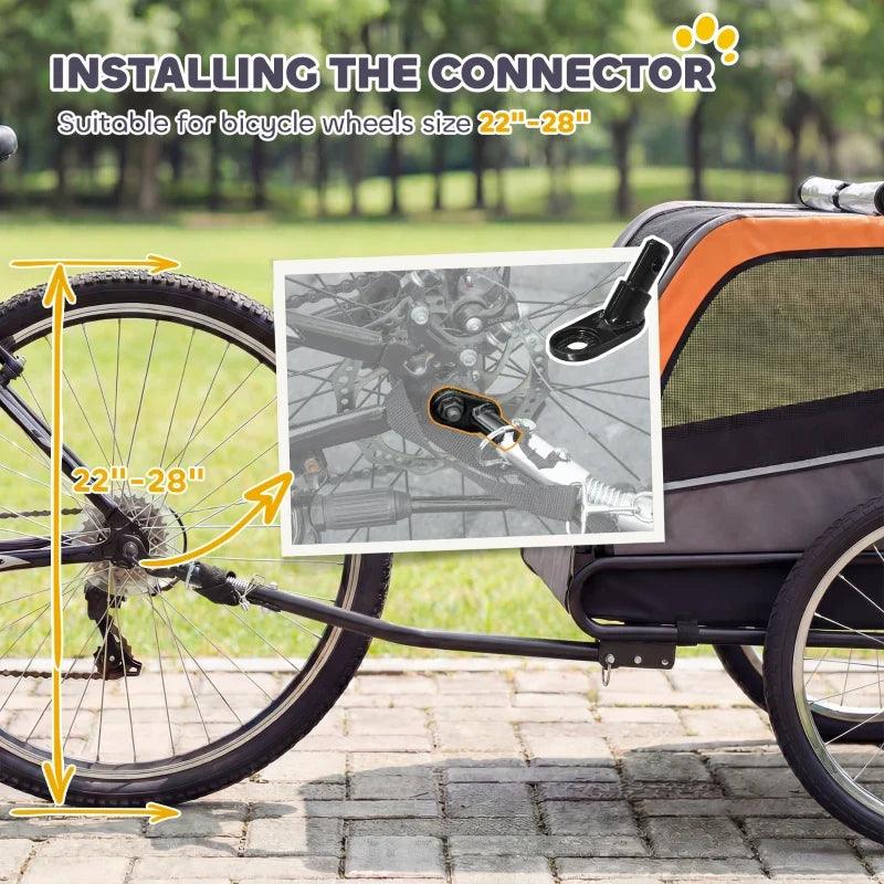 Dog Bike Trailer, Pet Cart Bicycle Carrier with 20