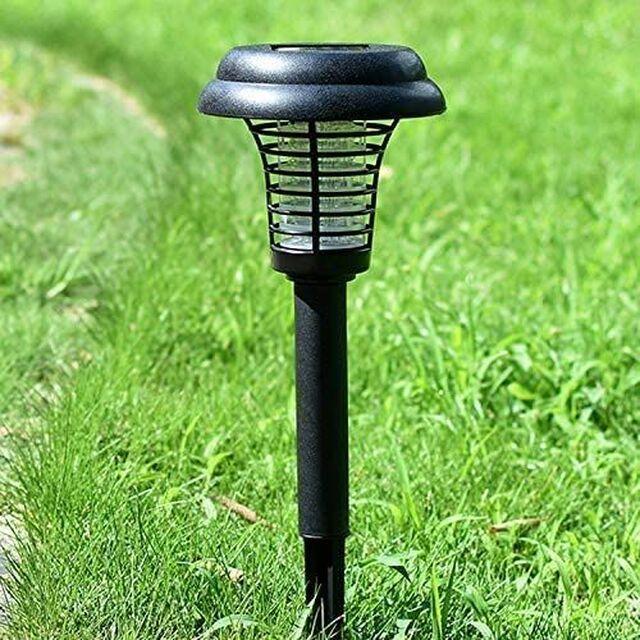 Solar LED Garden Pathway Light with Built-in Bug Zapper