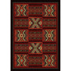 Painted Cliffs Red Area Rug