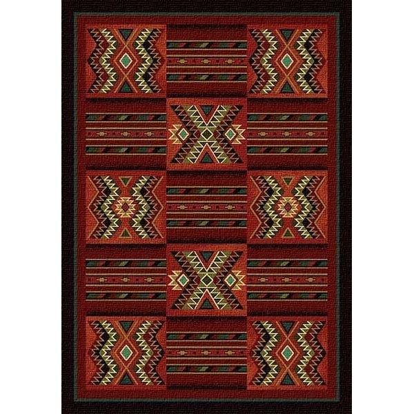 Painted Cliffs Red Area Rug