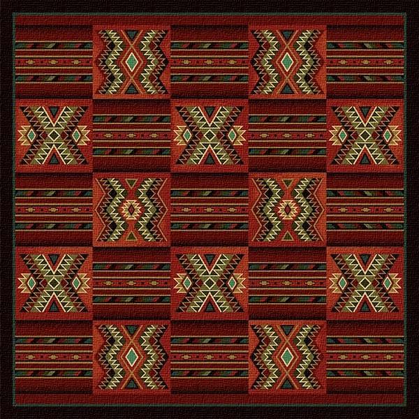 Painted Cliffs Red Area Rug
