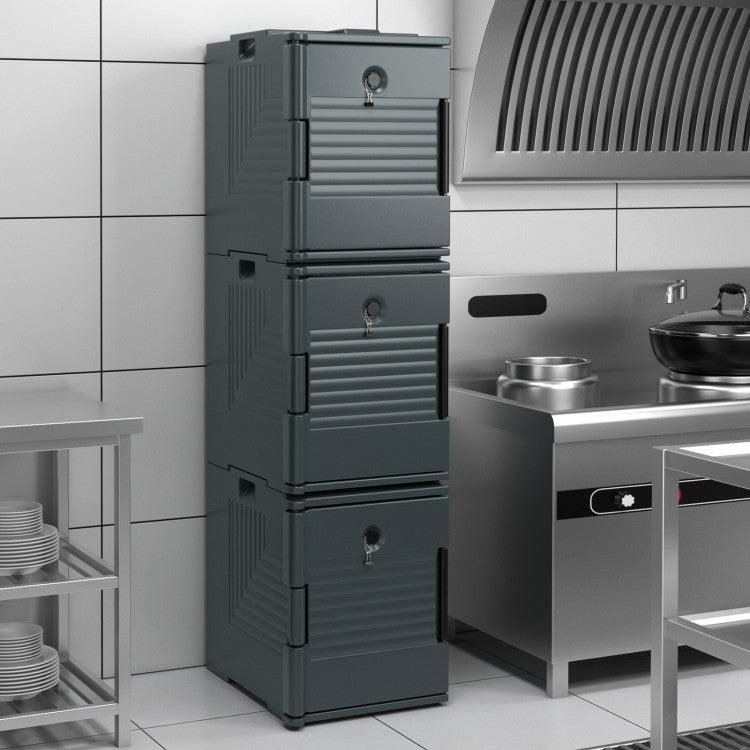End Loading Insulated Food Pan Carrier Hot and Cold