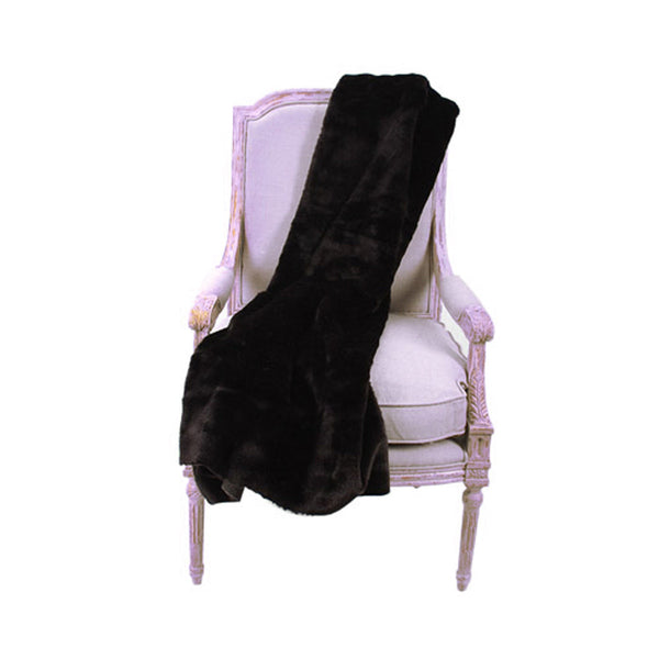 Fur Throw 'Panther Onyx'