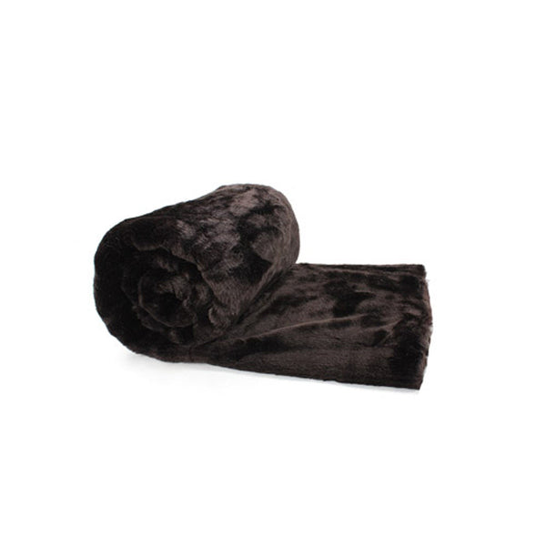 Fur Throw 'Panther Onyx'